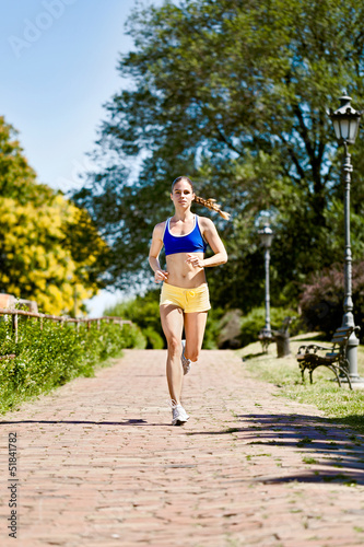 Photo: Woman jogging Woman jogging