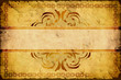 Vintage Label - Goldene Ornamente