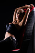 Photo: girl in fashionable clothes girl in fashionable clothes