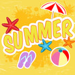 Summer tropical poster