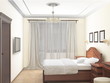 sketch 3D of an interior bedroom