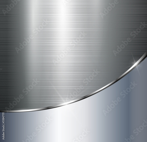 Vector: Metallic background polished steel texture Metallic background polished steel texture
