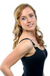 portrait of blonde girl