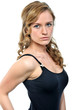 portrait of blonde girl