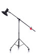 Studio light stand isolated on the white