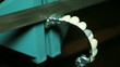 The process of making dental prosthesis. Close-up