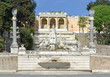 Fontana della Dea di Roma e terrazza del Pincio