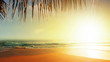 Video: Amazing sunset over the tropical beach footage Amazing sunset over the tropical beach footage