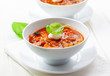 Delicious minestrone soup