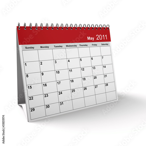 Illustration: May 2011 Desktop Calendar May 2011 Desktop Calendar