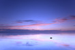 Beautiful morning over the baltic sea, southern of Sweden