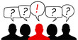 Vektor: Frage - Antwort Frage - Antwort