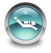 Light Blue Glossy Pictogram "Scuba Diving"