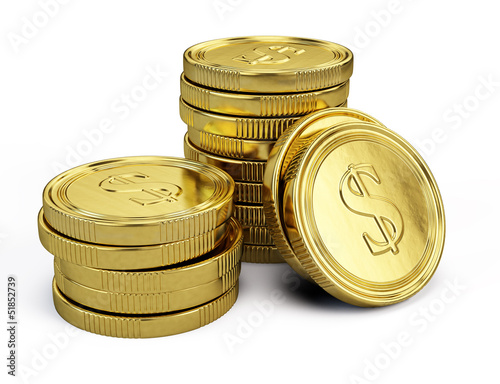 Illustration: Gold coins Gold coins