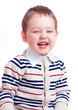 Photo: happy laughing baby boy isolated on white happy laughing baby boy isolated on white