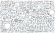 Notebook Doodle Design Elements Vector Set