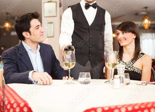 Photo: Couple having dinner Couple having dinner