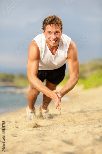 Photo: Push ups - crossfit fitness man clapping push-ups Push ups - crossfit fitness man clapping push-ups