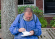 Photo: Homeless man Eating Homeless man Eating