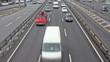 Video: Autobahn with trucks and cars Autobahn with trucks and cars