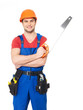 Photo: Handyman with saw Handyman with saw