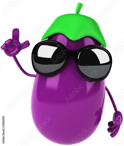 Illustration: Fun eggplant Fun eggplant