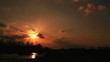 Video: Red sunset in the steppe.Time lapse Red sunset in the steppe.Time lapse