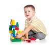 little boy playing