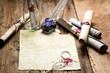 Photo: Message in bottle with a sealed message Message in bottle with a sealed message