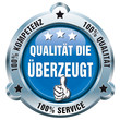 Button - Qualität die Überzeugt