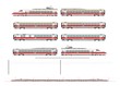 High speed train kit