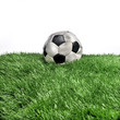 Photo: Deflated soccer ball Deflated soccer ball