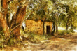 Illustration: Painting of Rural African Brick Shack Painting of Rural African Brick Shack