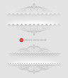 Vektor: Ornamental decorative paper frames Ornamental decorative paper frames
