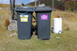 Waste bins.