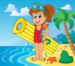 Vektor: Summer water activity theme 6 Summer water activity theme 6