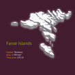 3d map of the Faroe Islands
