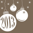 Christbaumkugel Weihnachten 2013