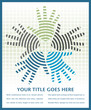 Circle of loving hands with copy space.