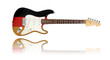 E-Gitarre, Flaggendesign Deutschland