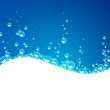 Vector Illustration of an Abstract Water Background