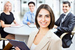 Photo: Business woman with colleagues Business woman with colleagues