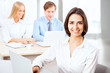 Photo: Business woman at office Business woman at office
