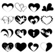 set of hearts