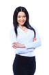Portrait of a happy young business woman