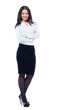 Photo: Business woman standing in full length Business woman standing in full length