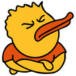 Offended Duck