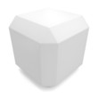 cube 3d white