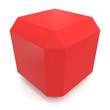 cube 3d red