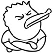 Offended Duck